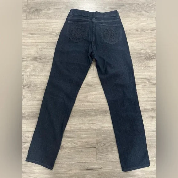 Lee Women's Dark Blue Straight Leg Jeans Size 8 - Picture 2 of 5